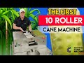 Nouvelle machine broyeur de canne  sucre  10 rouleau lance avec du jus de canne super mousseux