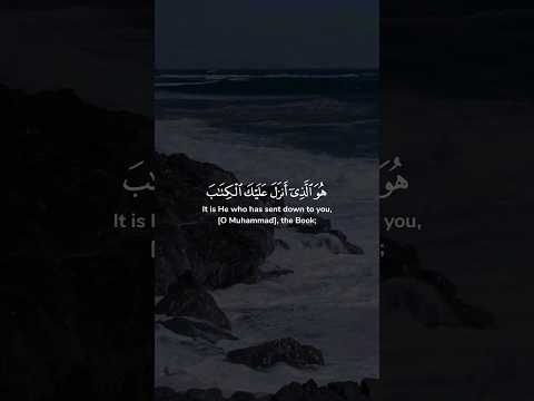 هو الذي أنزل عليك الكتاب منه آيات محكمات هن أم الكتاب وأخر متشابهات ياسر الدوسري