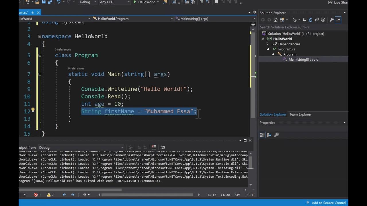 8 C# C Sharp Variable Naming Conventions - YouTube