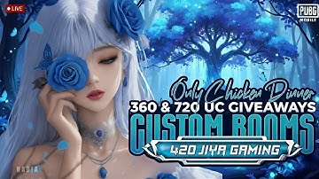 UNLIMETED RP & PRIZE POOL ONLY CUSTOM ROOM | PUBGMOBILE NEW UPDATE 4.1 | 420JIYA