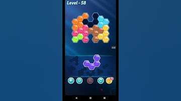 BLOCK HEXA PUZZLE LEVEL 58 ANSWERS ADVANCED LEVEL PACK