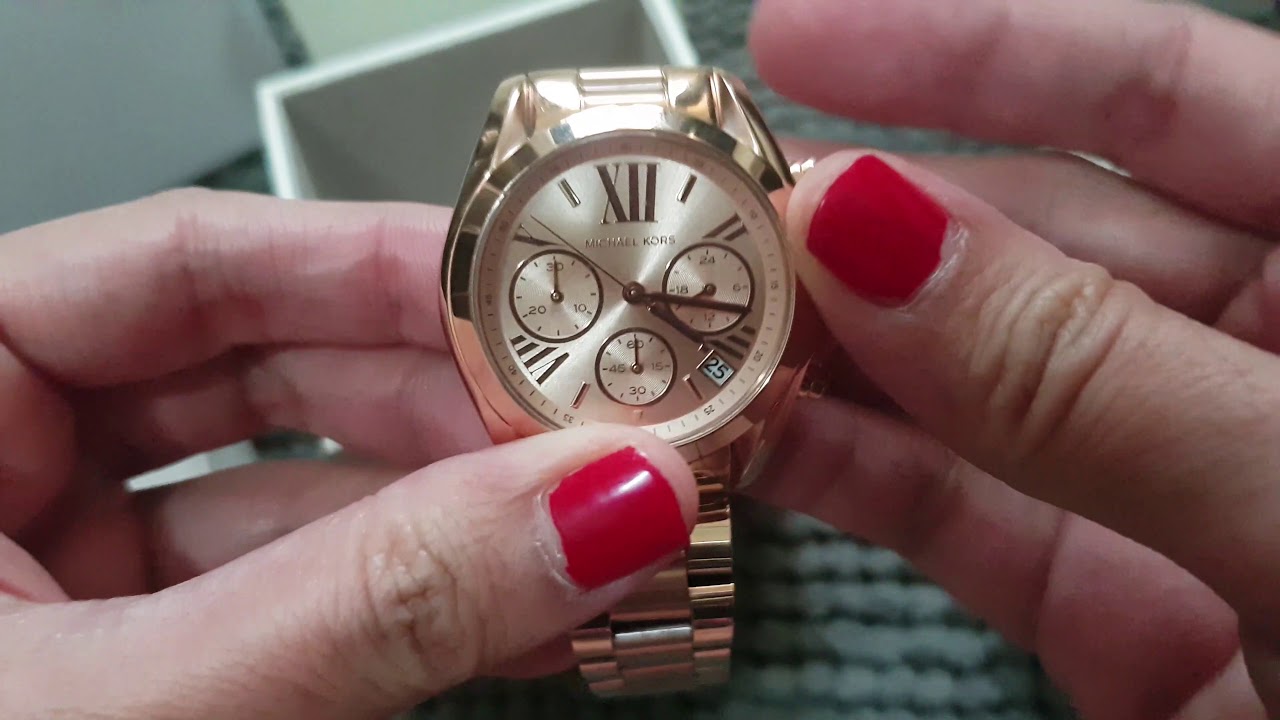 michael kors mini bradshaw watch