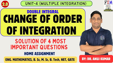 CHANGE OF ORDER OF INTEGARTION | ENGINEERING MATHS | DOUBLE INTEGRAL BY CHANGE OF ORDER | IMPORTANT