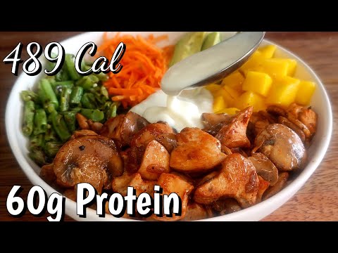 EAT A LOT LOSE WEIGHT HIGH PROTEIN HIGH FIBER 8.8g Chicken Mango Bowl