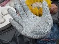 DIY - Betonhand / Hand aus Beton mit Einmalhandschuh gemacht