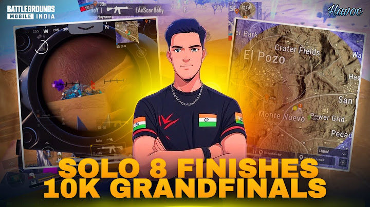 SOLO 8 FINISHES🔥 | 10K GRAND FINALS 💀| IGL POV🥶 | @HavocccOG💙