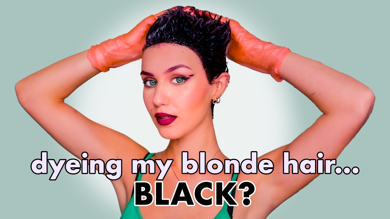 Blonde Hair Black Bangs - wide 6
