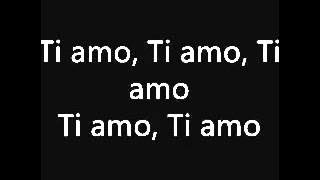 Umberto Tozzi ft Mónica Bellucci   Ti Amo    lyrics