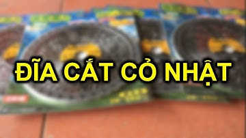 Đĩa cắt cỏ hợp kim tròn nhật bản có nhiều ưu điểm hơn dao cắt cỏ dài không