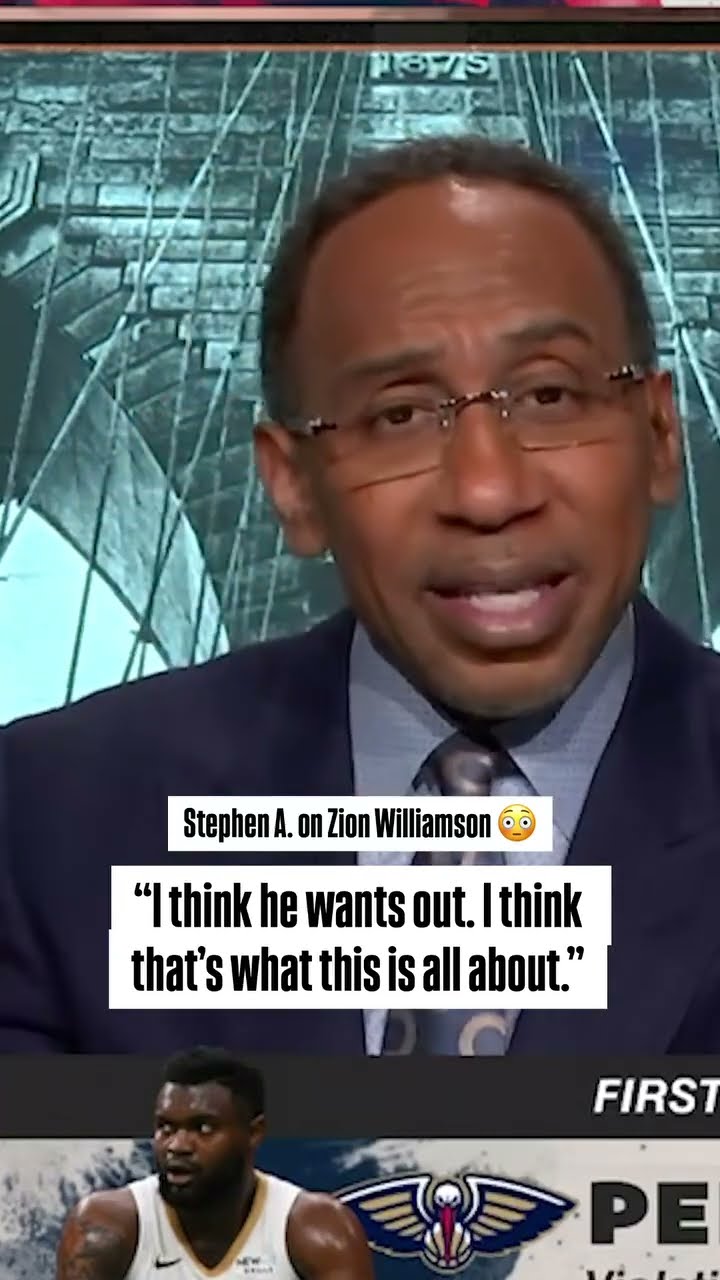 Stephen A. reacts to the Pelicans suspending Zion for one game ?