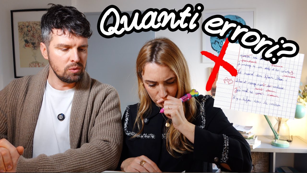 Dettato in francese di livello A2/B1 (con correzione e spiegazione ✍️)