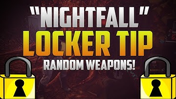 "Nightfall" - How to Access the Lockers! (CoD Ghosts Extinction)