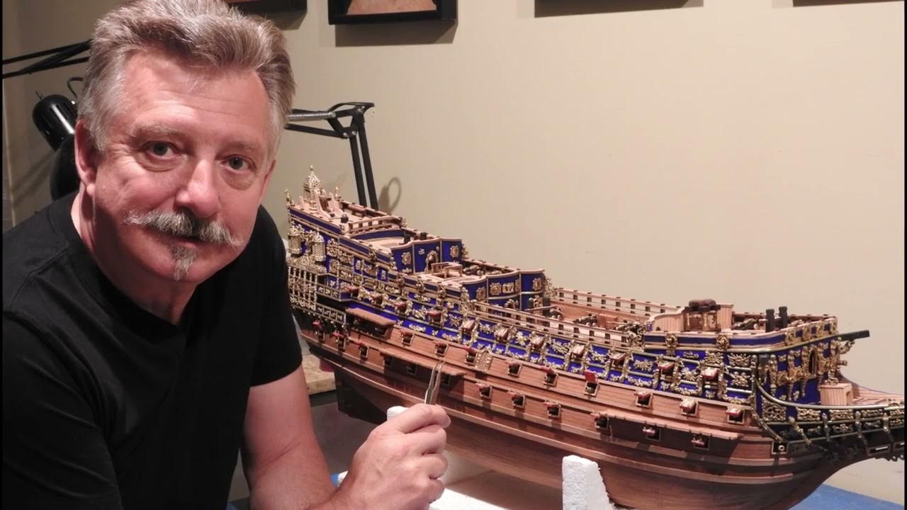 Sovereign of the Seas. Building of the ship model. YouTube