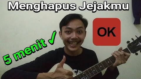 TUTORIAL INTRO MENGHAPUS JEJAKMU Versi Pemula [5 menit] Bisa