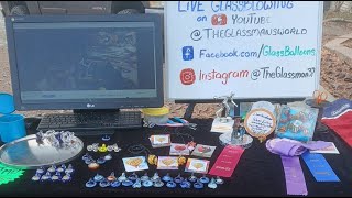 THEGLASSMAN'S WORLD is LiVE at THE CURIOUS SUNDAY MARKET! (Glass Reveal!)