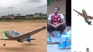 21 Years old Nigerian built a flying plane | See it flying