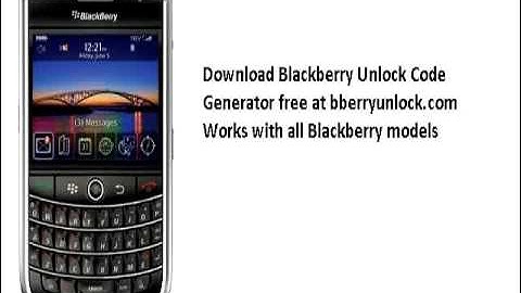 8700 blackberry unlock code free