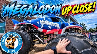 Download lagu Monster Jam Megalodon UP CLOSE! 🦈 Inside the Famous Shark Monster Truck! Adventure - 158