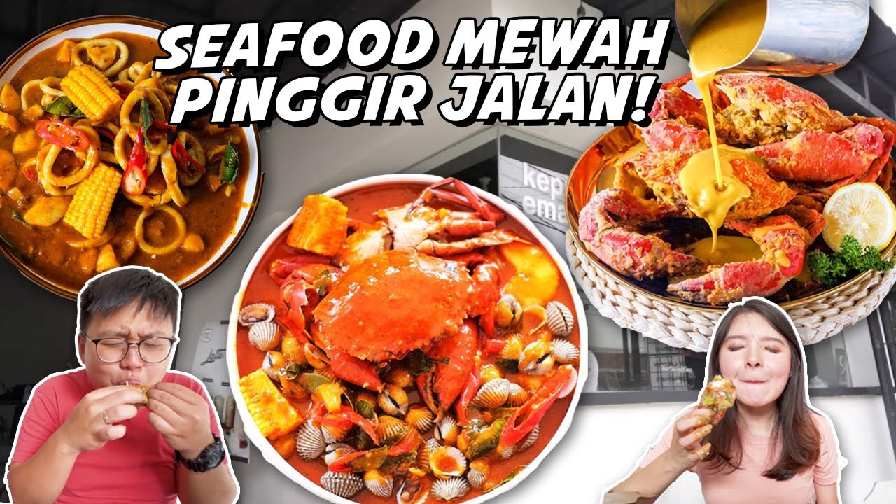 JUALAN SEAFOOD ALA RESTORAN DI PINGGIR JALAN !! HARGA KAKI LIMA !!