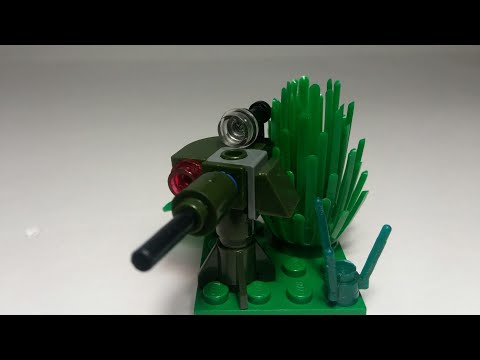 Военная тематика #7 Автоматическая турель из Лего.Automatic turret from Lego