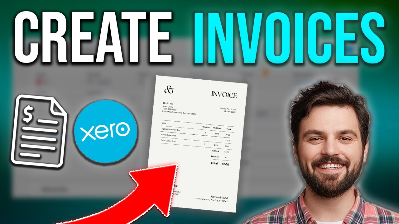How to Create and Send Invoices Xero (2025 UPDATED) - YouTube