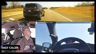 DASHCAM: Officer Keeps Calm While Suspect Fires At His Car During Pursuit