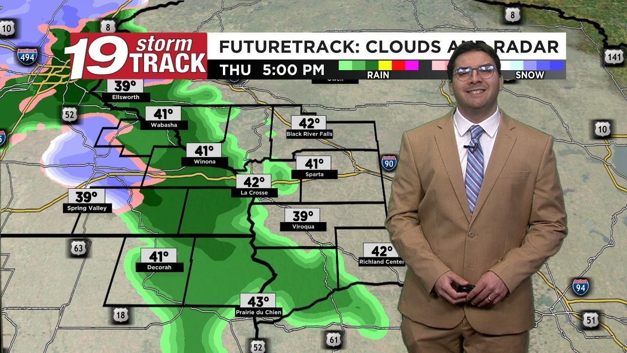 Rain and/or snow tonight with a winter snow storm on Sunday - YouTube