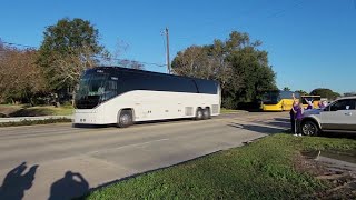 Port Neches-Groves High School football team heads out to Arlington for state championship game