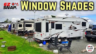 Simple to Install Exterior Window Shades for a Cool RV