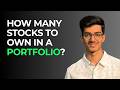 How Many Stocks Should You Own? Math Behind Diversification Explained