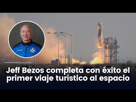 Completado con éxito el viaje al espacio de Jeff Bezos