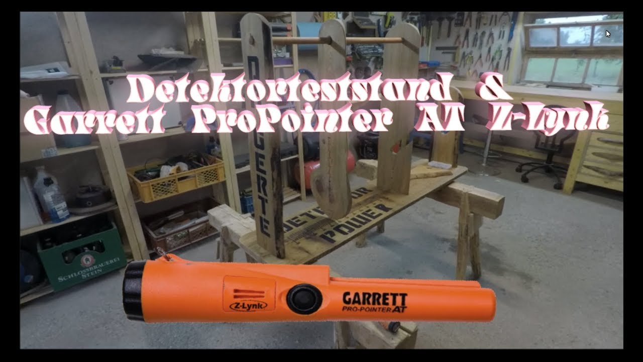 Vorstellung Teststand und Garrett Pro Pointer mit Z-Lynk. Matalldetektor, Sondeln,
