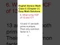 Class Five Math Solutions Chapter 3 English Version | No 6 | Easy Math Solutions Reels #shorts