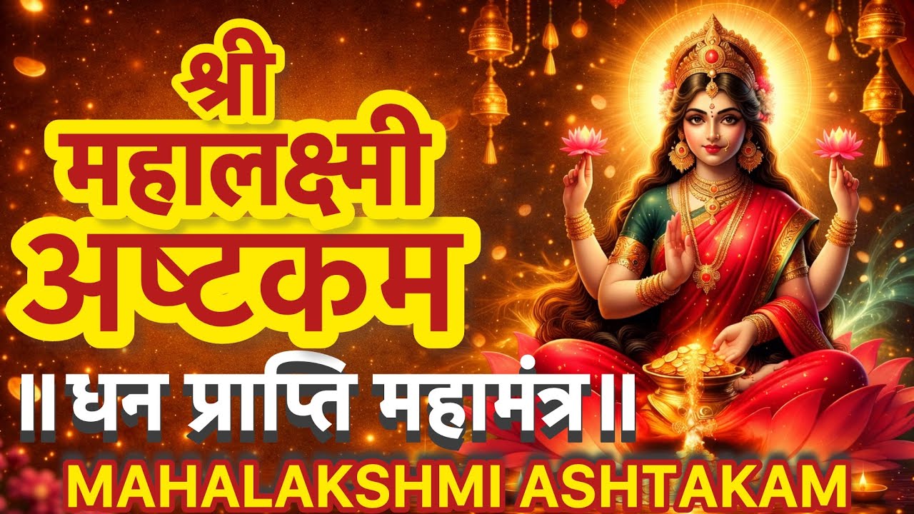 श्री महालक्ष्मी अष्टकम |धन वर्षा के लिए शक्तिशाली पाठ | Mahalaxmi Ashtakam| Powerful Lakshmi Stotram