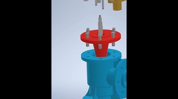 #shorts #animation || Feed Check Valve Disassembly Animation in Autodesk Inventor #viral