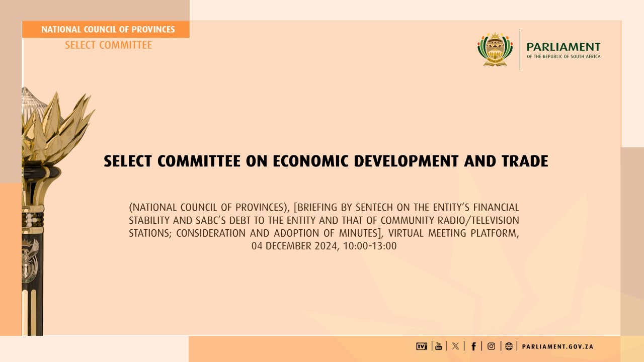 Select Committee on Economic Development and Trade, 04 December 2024 ...