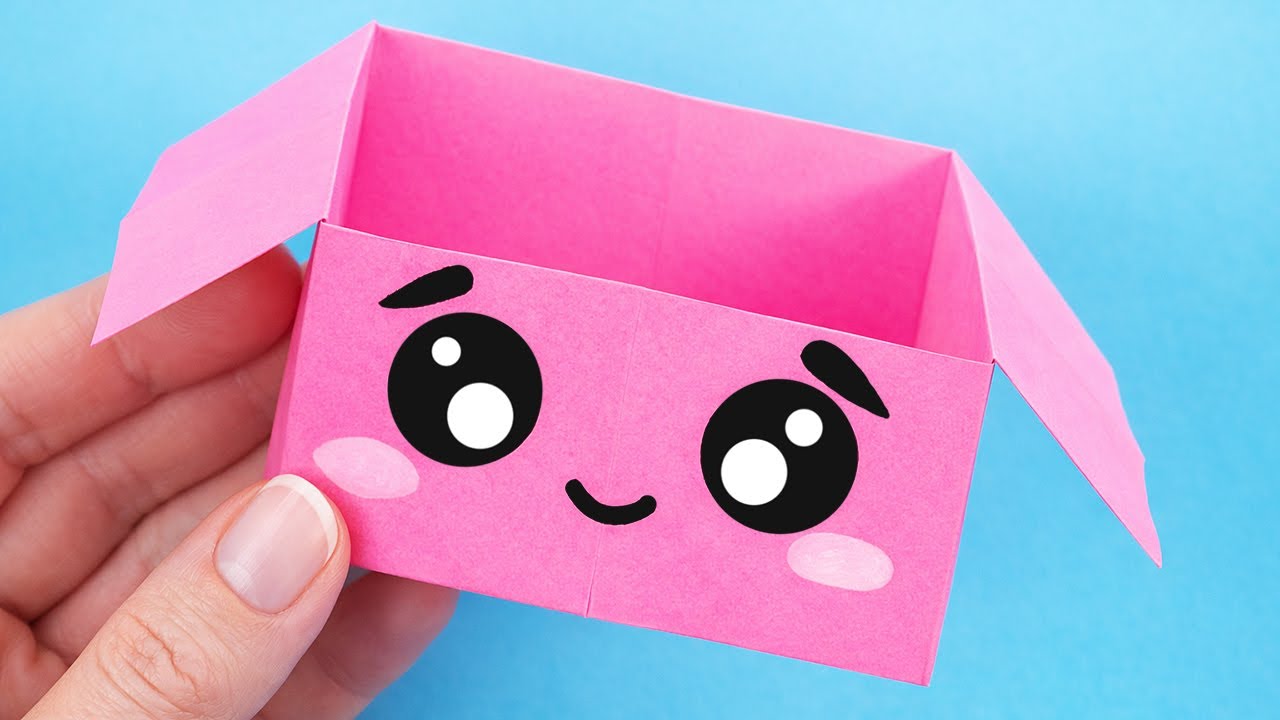 Easy Origami Box No Glue: How to Make Kawaii Origami Box