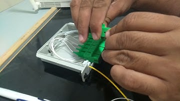 FIber splitter  1:8 CONNECTION WITH 2 ONTs