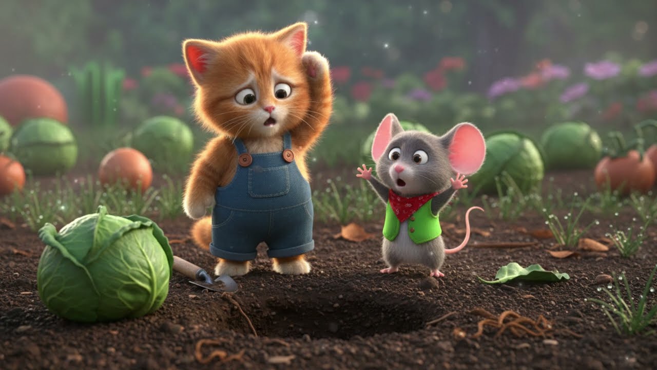 Как Котенок и Мышонок ловили воришку