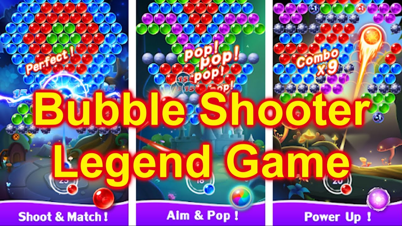 Bubble Shooter Legend By Bubble Joy Fun Game On Cell Phone