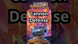 Master Cannon Defense in Clash Royale! | Ultimate Distractor Strategy | Arena 5 #shorts