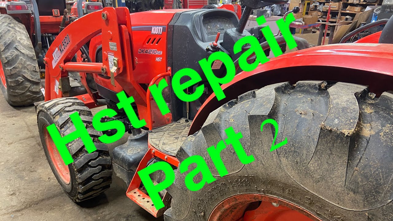 Kioti Dk 4210se Hst Repair Part 2 Youtube 