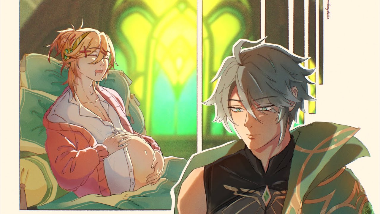genshin-impact-pregnant-kaveh-as-promised-here-you-go-caleb