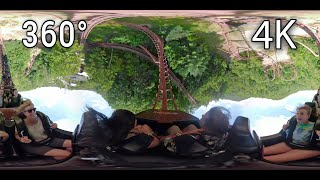 Tennessee Tornado 360° front seat on-ride 4K POV Dollywood