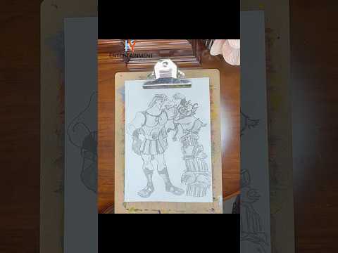 Hercules Transformation From Skinny To Strong Hercules DisneyFanArt SketchArt Cartoon 