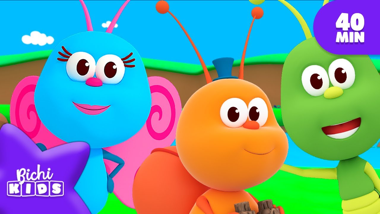 Canções para a primeira viagem de carro 🐞 Bichikids em Português 🌈PARA CRIANÇAS