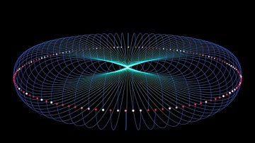 4K UHD 25fps FREE Video Background   HUD Sci Fi Circle Nodes Connected With Lines