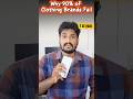 Why clothing brands fail? #clothingbrand #clothingstore #clothing #telugu #menswear #shorts