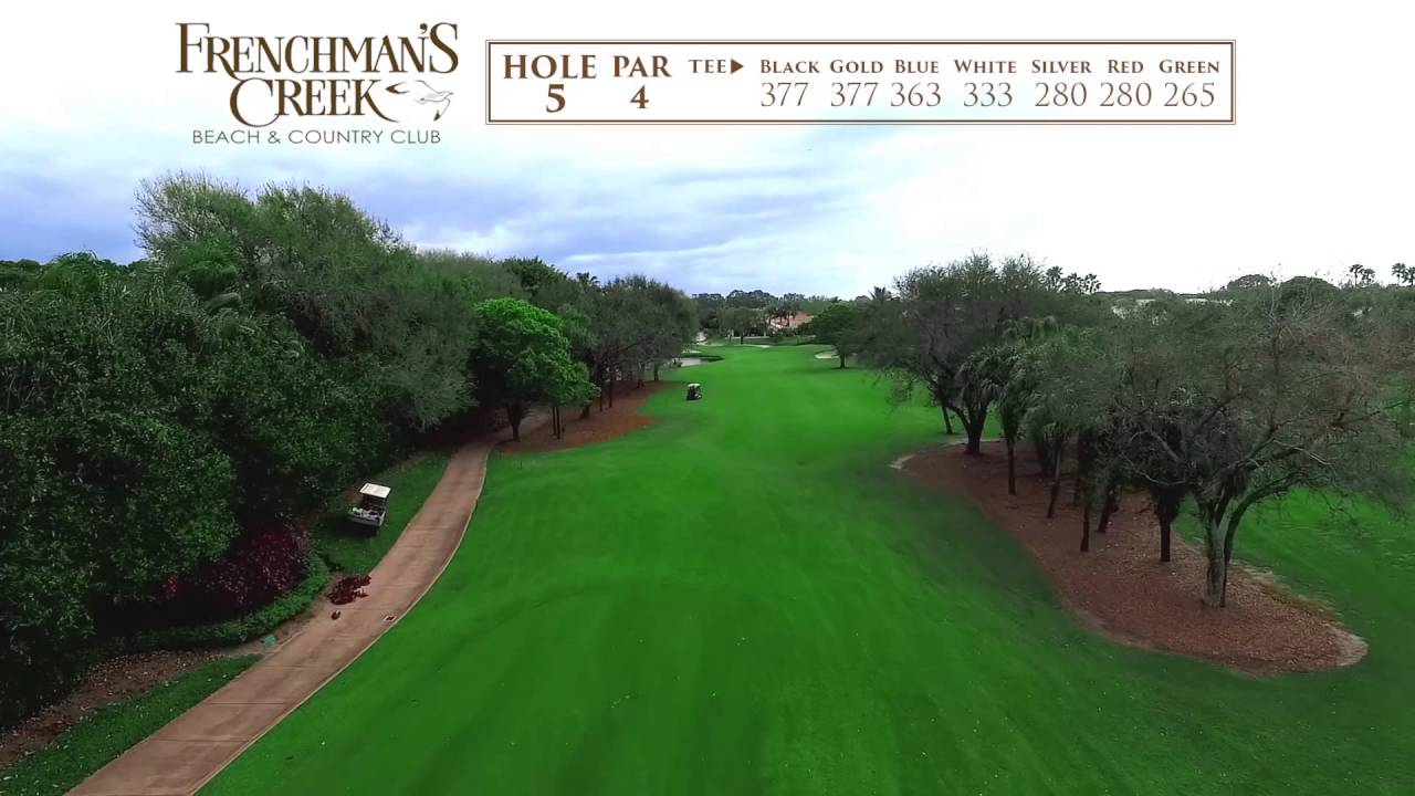 Frenchman's Creek Beach & CC North Course: Holes 1-9
