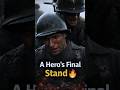 A Hero’s Final Stand 🔥 WWII Moment #shorts